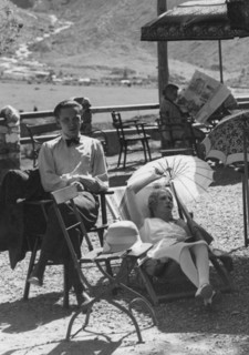 les vacanciers du grand hotel solda, dans l'une des plus belles vallées de l'alto adige, sous les murs du groupe grand ortles. 1915-1940
