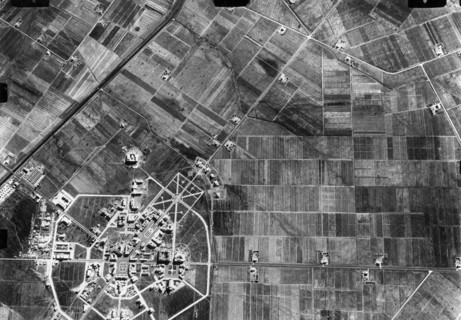 vue aérienne de littoria (latina) 1915-40
phot. ist. geogr. militare.