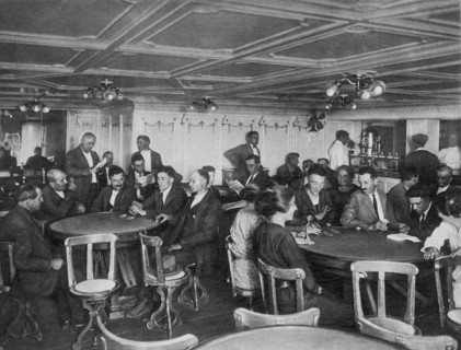 le salon de 3ème classe de julio caesar. 1915-1940