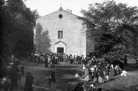 italy, tuscany, castro, santuario del crocefisso, pilgrimage 1800-1900