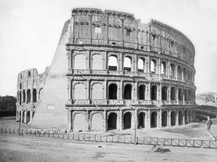 italy, lazio, rome, coliseum, about 1870
autor: anderson