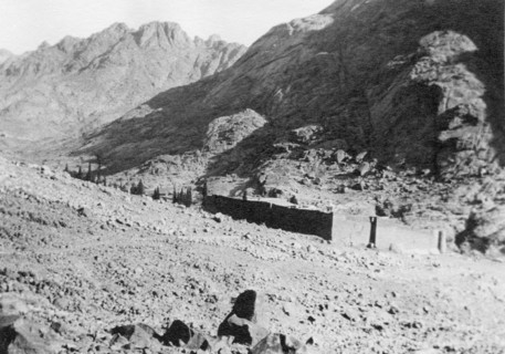 mount sinai, saint catherine's monastery, 1912