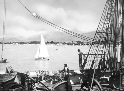 italy, tuscany, forte dei marmi, 1930