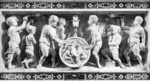 europe, italy, bas relief