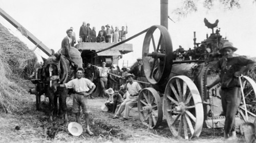threshing machine, 1930