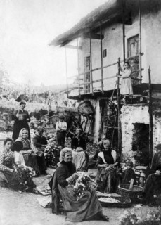 italy, laveno, sericulture, 1900-1910