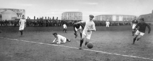 italy, soccer, turin-milan, 1914