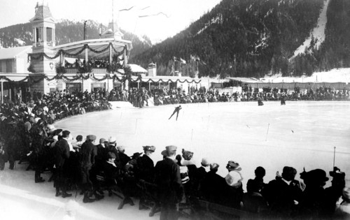 ice skating race, 1900-10