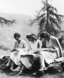 italy, valle d'aosta, champorcher, chemin du roi, 1948