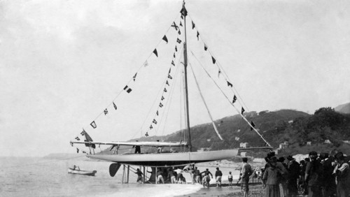 sailing boat, 1910-20