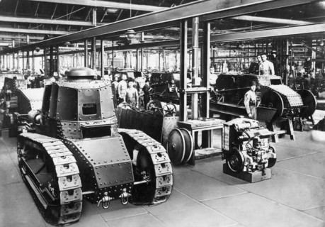 metallurgical industry, fiat, turin, italy, 1930-1940