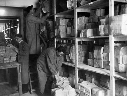 italy, cards warehouses, 1910