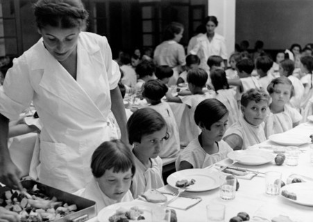 colonia lodolo all'abetone, la cena, luglio 1939