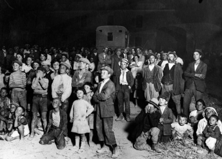 italy, group of people, 1910-20