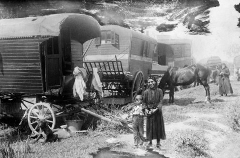 italy, gipsies, february, 1910
