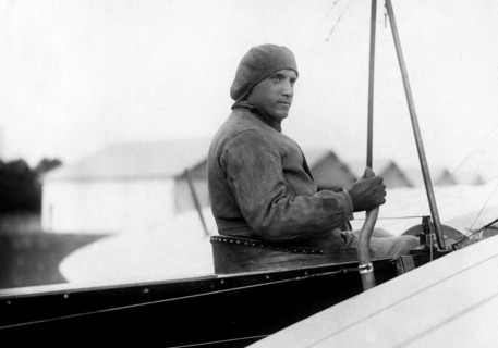 aéronautique, portrait de l'aviateur carletto pizzagalli, 1910