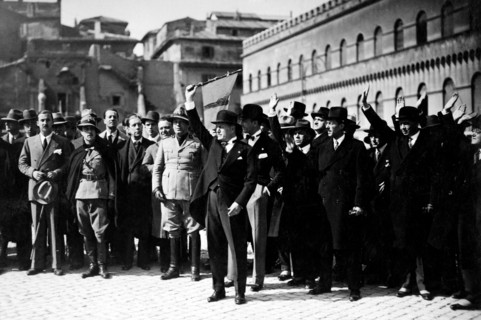 fascisme, benito mussolini et l'avant-garde, 1927