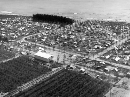tourisme, venise, lido di jesolo, camping, 1958