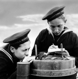 midshipmen et boussole, 1930