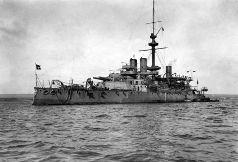 marine, taranto, cuirassé umberto I, 1910
