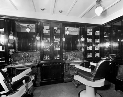 marina, motorship augustus, salon de coiffure, 1930