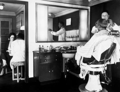 salon de coiffure de première classe victoria, 1930