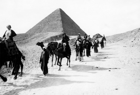 gizeh la grande pyramide, 1920