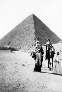 gizeh la grande pyramide, 1920