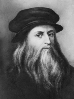 portrait de leonardo da vinci, 1959