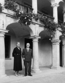 luigi einaudi ancien président de la république avec donna ida, 1960