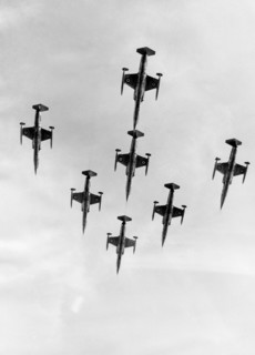 vol de chasseurs en formation, 1968
