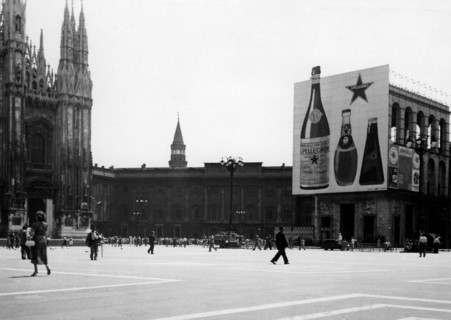 panneau d'affichage à milan, 1951
