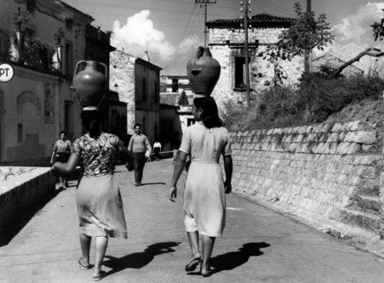 porteurs d'eau à palinuro, 1950