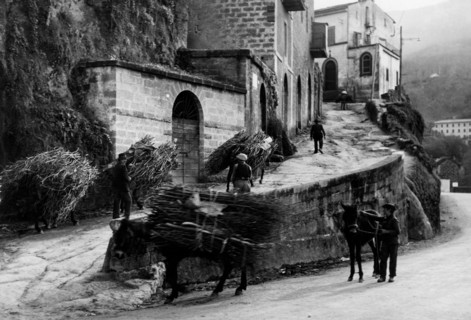entrée de soriano nel cimino dans la province de viterbo, 1920 1930