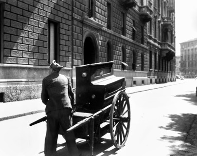 milan, orgue de barbarie, 1959