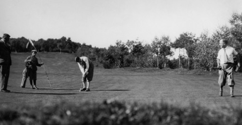 italie, lido de venise, match de golf, 1930