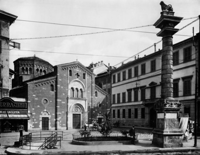 italie, milan, église de san babila, 1900 1910