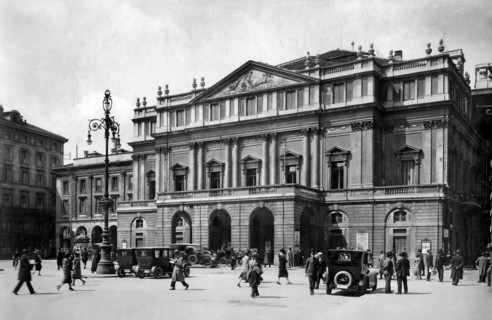 italie, milan, teatro alla scala, 1910 1920