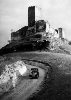 italie, veneto, montecchio maggiore, vue du château de romeo, 1920 1930