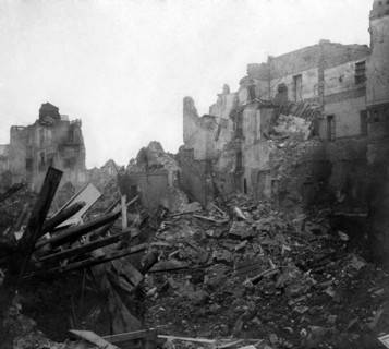 italie, sicile, tremblement de terre de messine, bâtiments détruits, 1908