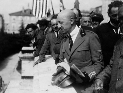 portrait de gabriele d'annunzio, 1920