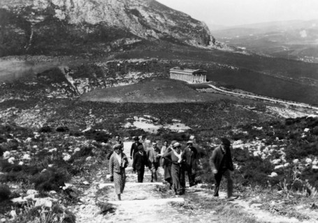 italie, sicile, excursion dans la vallée des temples, 1924