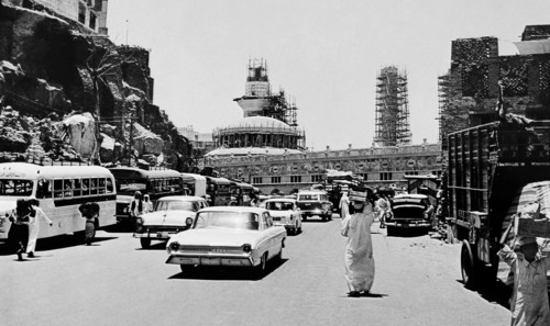arabie, mecca, route menant à la kaaba, 1964