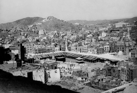arabie saoudite, vue de la mecque, 1953
