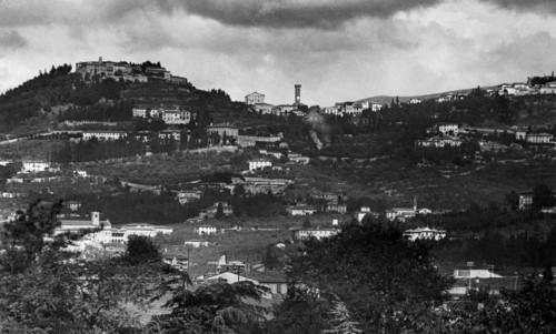 toscane, vue de fiesole, 1910 1920