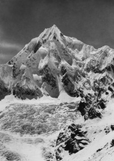 chine, himalaya, un glacier himalayen vu du côté chinois, 1940 1950