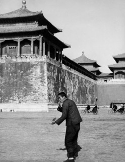 asie, chine, pékin, représentation d'un oiseau chanteur, 1950