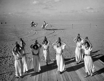 moyen-orient, israël, festival de l'eau dans le désert du negev, 1950 1960