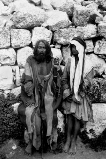 israël, jerusalem, paire de derviches mendiants, 1900 1910