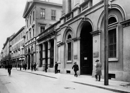 italie, lombardie, milan, via montenapoleone, 1904